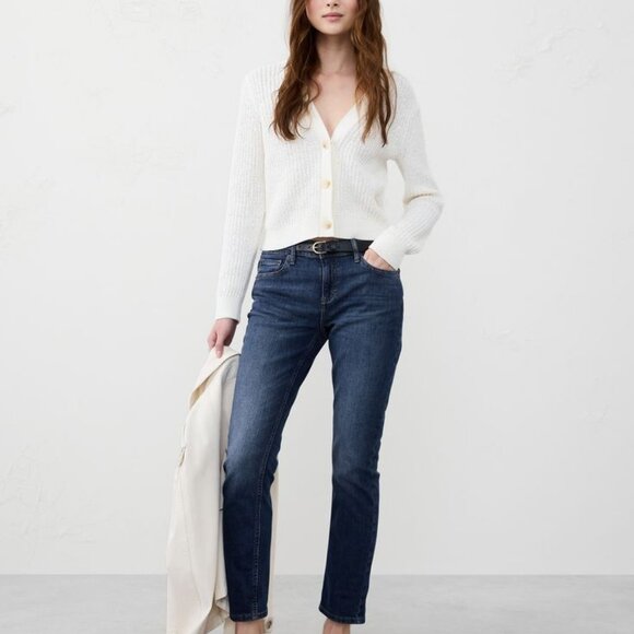 Banana Republic Curvy Girlfriend Jeans Dark Wash size 31/12 NWT - Picture 11 of 11